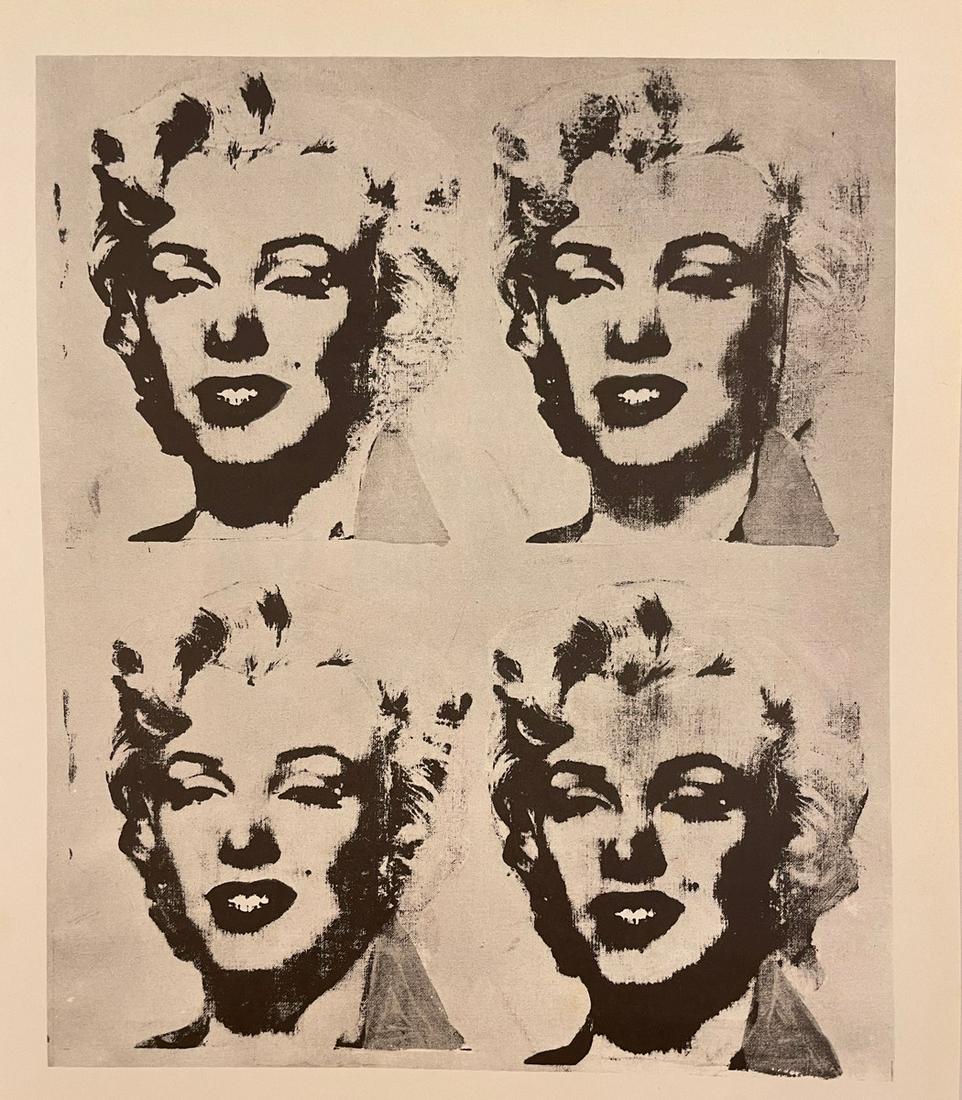 Andy Warhol - Marilyn Monroe, 1962: ANDY WARHOL (1928-1987) Marilyn Monroe, 1962 Print in Colors 7 3/4" x 9 1/4"