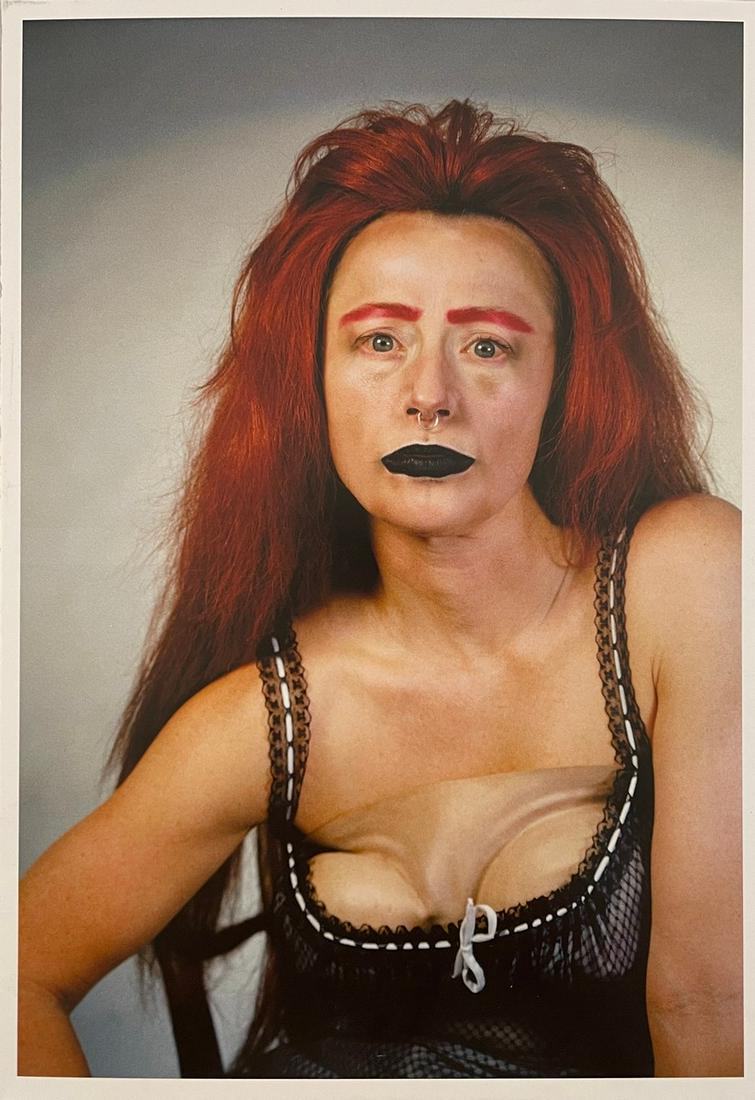 Cindy Sherman - Untitled (Clown) - Print: CINDY SHERMAN (B. 1954) Untitled (Clown) Print in Colors 8" x 11 1/2"