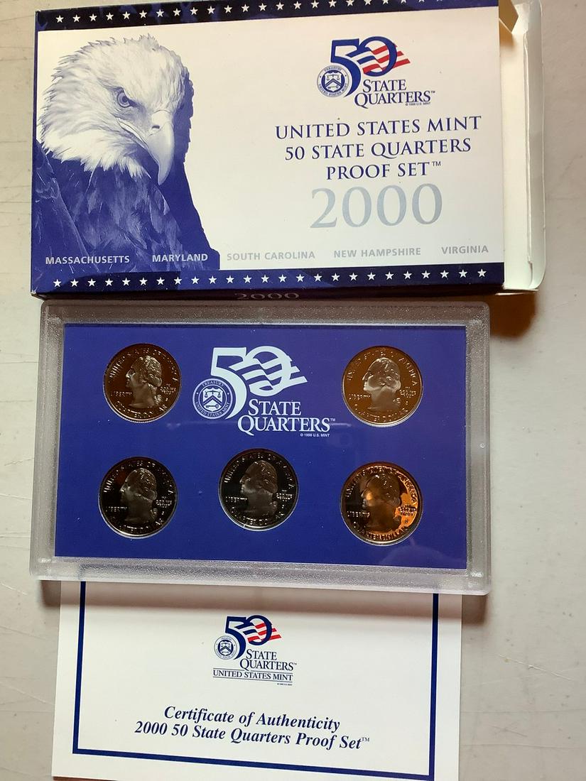 2000 - S 50 State Quarter Proof Set: 2000 - S 50 State Quarter Proof Set