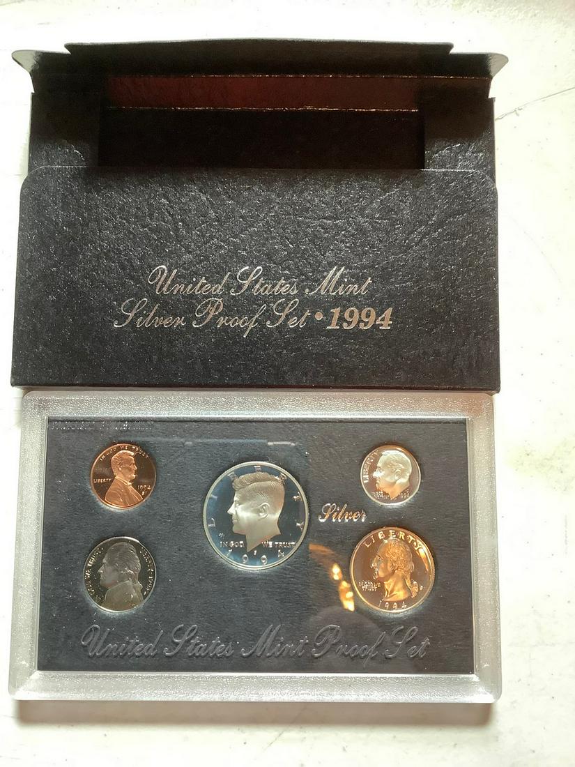 1994 S US Mint Silver Proof Set: 1994 S US Mint Silver Proof Set