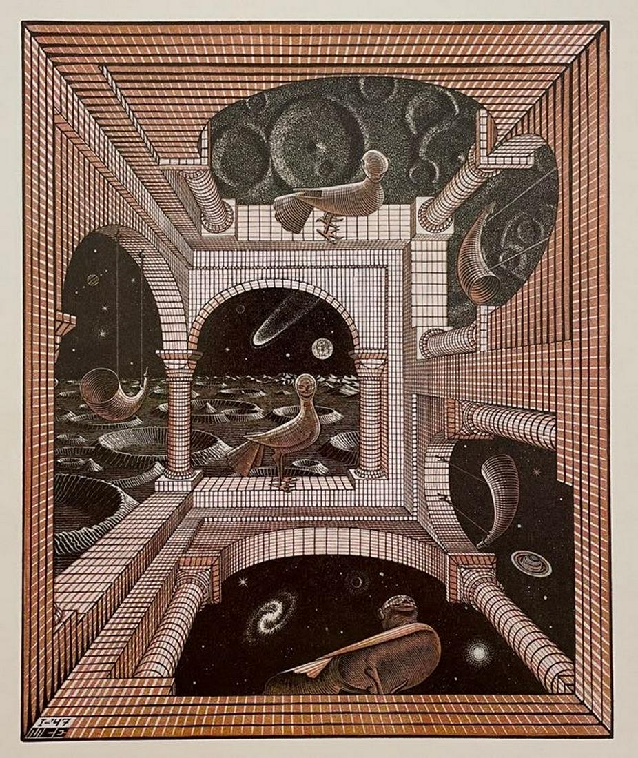 M.C. Escher - Other World, 1947 (1 of 1)