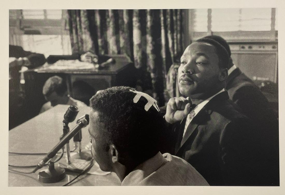 Bruce Davidson - The Freedom Riders, 1961: BRUCE DAVIDSON (B. 1933) The Freedom Riders, 1961 Print in Colors 6 1/2" x 9 3/4" Bruce Davidson is an American photographer known for capturing images of communities and individuals living on the fri