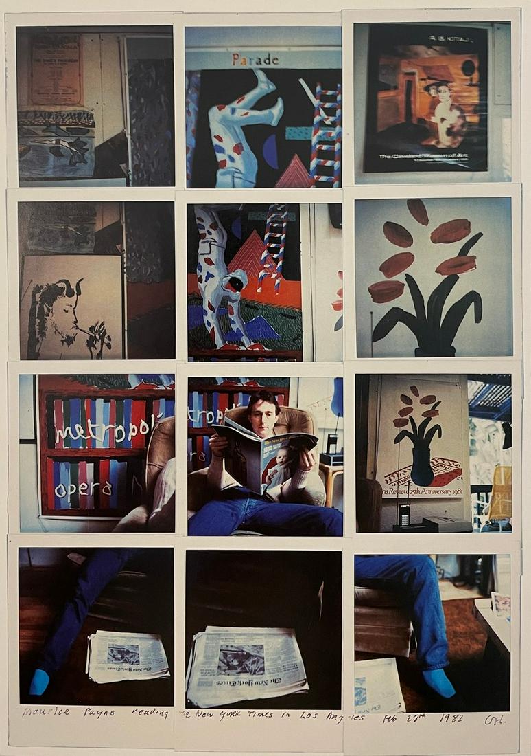 David Hockney - Maurice Payne Reading, 1982 (1 of 1)