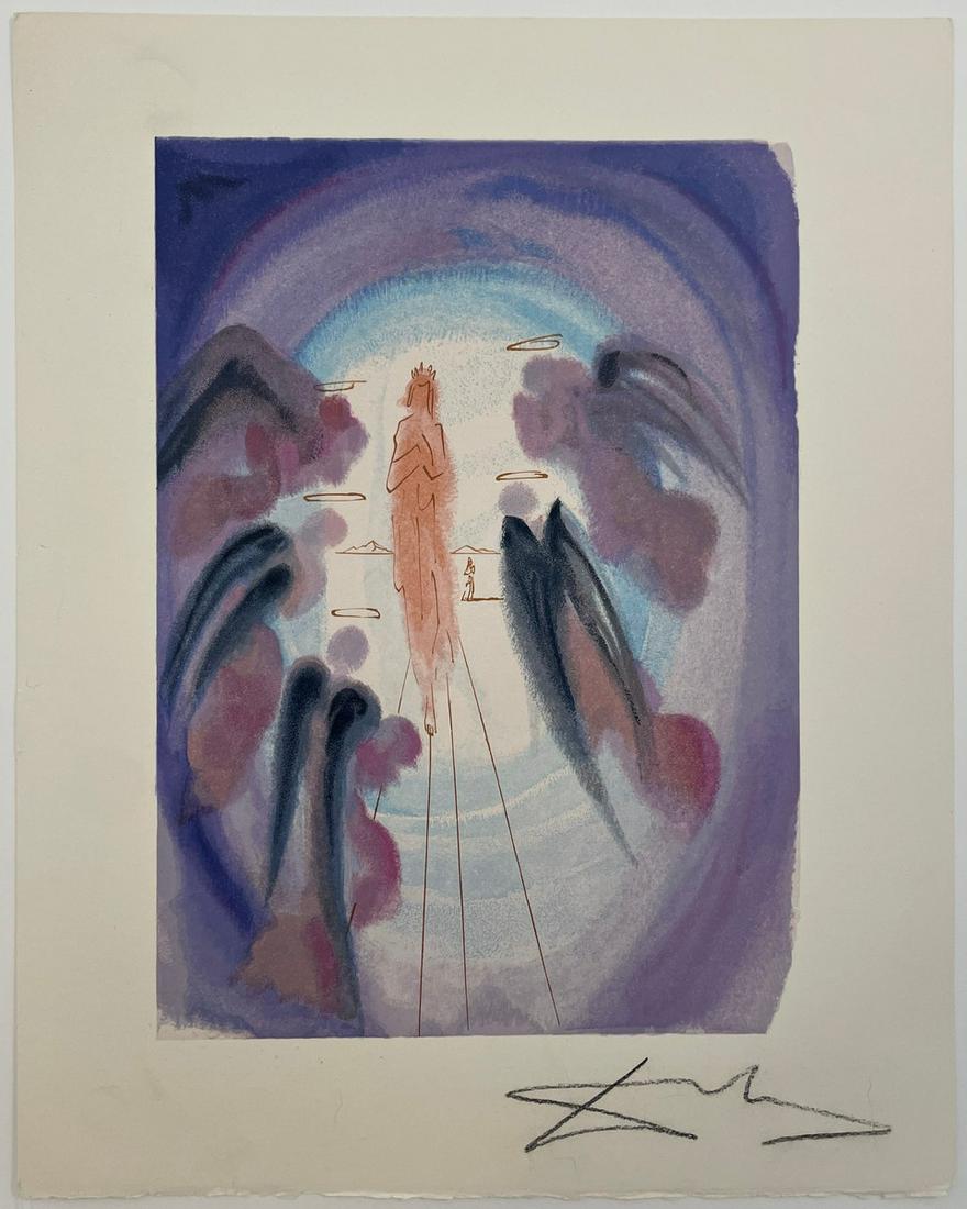 Salvador Dali - The Divine Comedy Woodcut - Hand Signed (1 of 4)