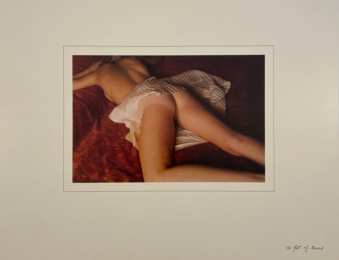 David Hamilton - A Fit of Tears: DAVID HAMILTON (1933-2016) A Fit of Tears Print in Colors 11 3/4" x 14 3/4" David Hamilton (British, b.1933) is a celebrated photographer in both the United Kingdom and France, best-known for his prov