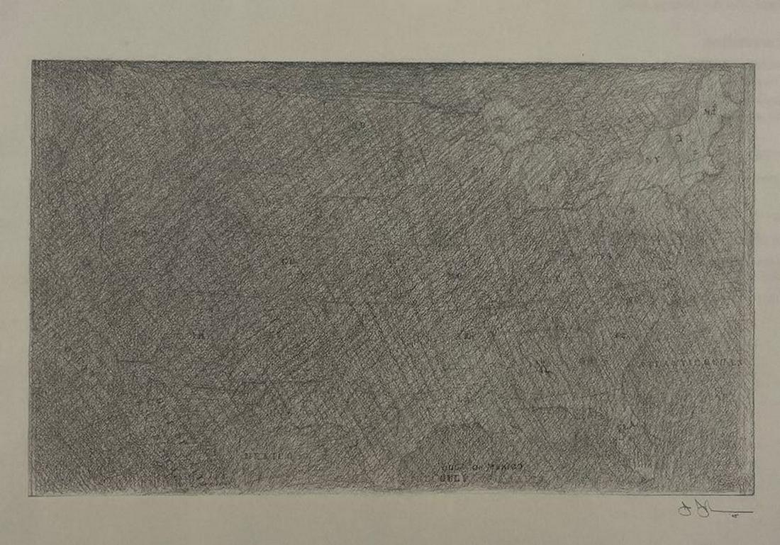 Jasper Johns - Map, 2005 (1 of 1)