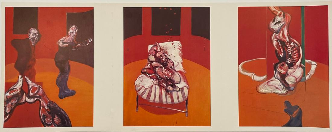Francis Bacon - Three Studies for a Crucifixion, Triptych, 1962 (1 of 4)