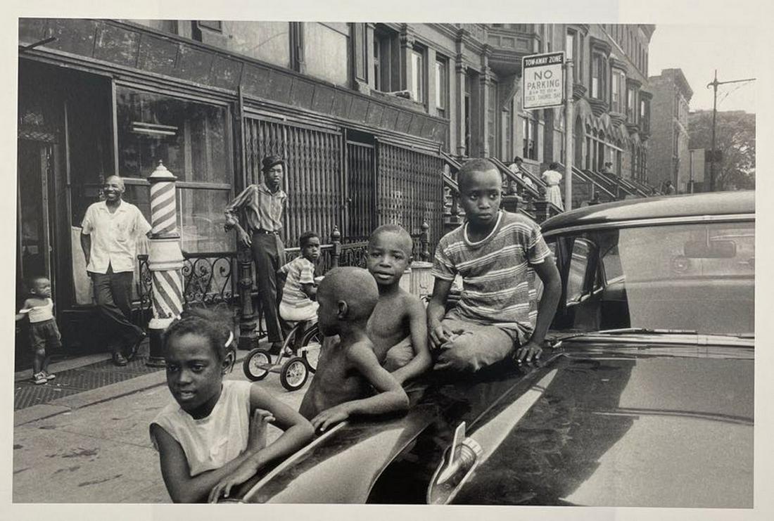 Bruce Davidson - New York City, 1962: BRUCE DAVIDSON (B. 1933) New York City, 1962 Print in Colors 6 1/2" x 9 3/4" Bruce Davidson is an American photographer known for capturing images of communities and individuals living on the fringes
