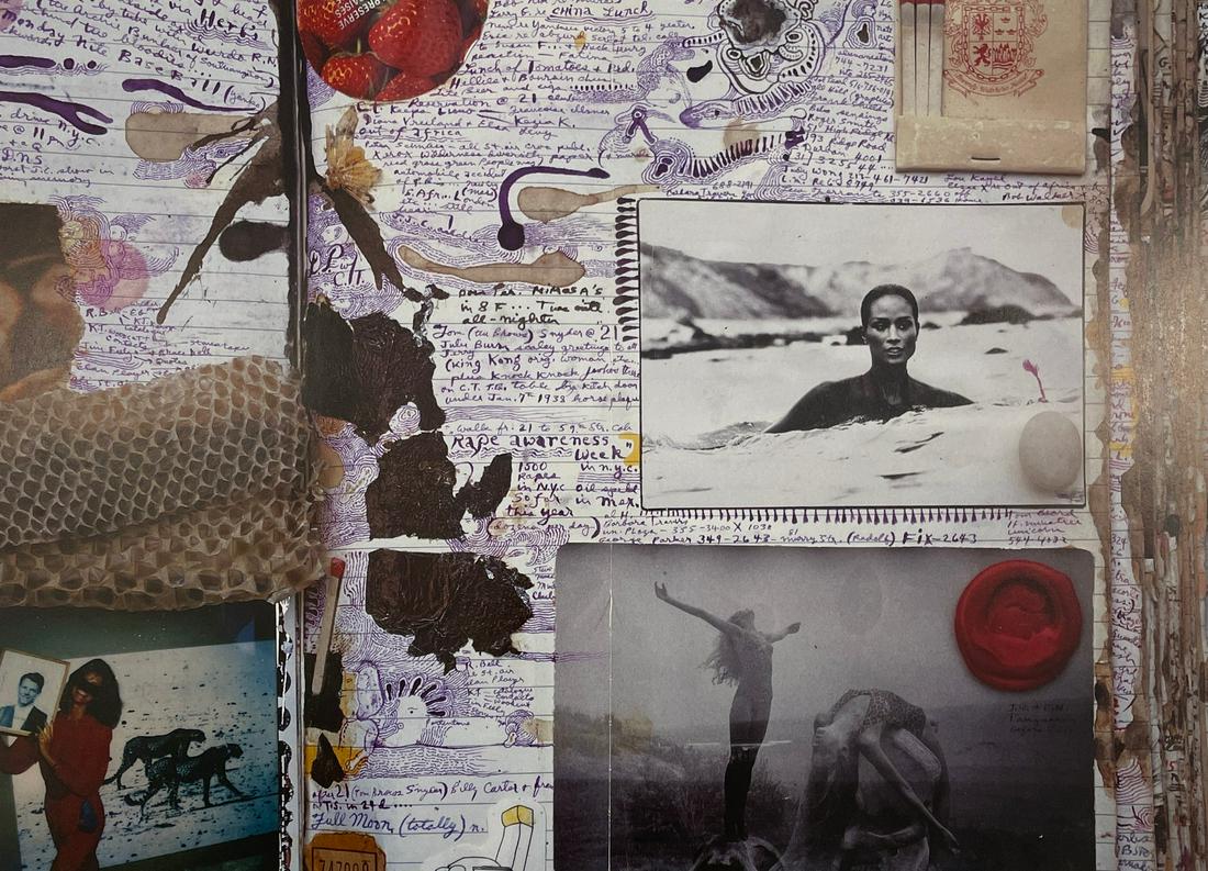 Peter Beard - Untitled: PETER BEARD (1938-2020) Untitled Print in Colors 14 1/2" x 20"