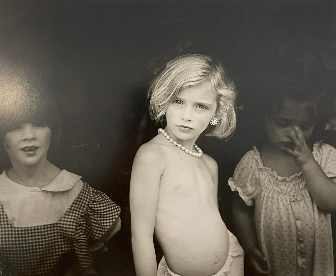 Sally Mann - Jessie at 5, 1987: SALLY MANN (B. 1951) Jessie at 5, 1987 Print in Colors 9 3/4" x 8 1/4" Sally Mann is an American photographer known for her black-and-white portraits of her family and documentation of the landscape o