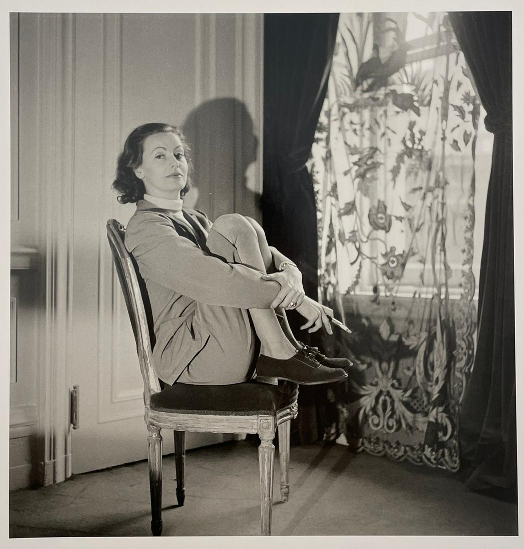 Cecil Beaton - Greta Garbo, 1946: CECIL BEATON (1904-1980) Greta Garbo, Plaza Hotel, New York, 1946 Print in Colors 10 1/4" x 10 1/2" Cecil Beaton was a British photographer and designer best known for his elegant photographs of high