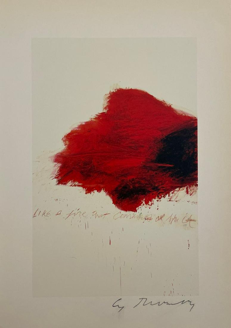 CY TWOMBLY - Fifty Days at lliam - Hand Signed (1 of 3)