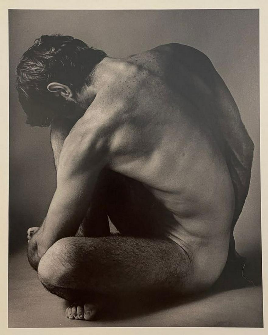 Ken Haak - Male Nude: KEN HAAK (1923-1991) Male Nude, Untitled Print in Colors 9 3/4" x 12 1/4"