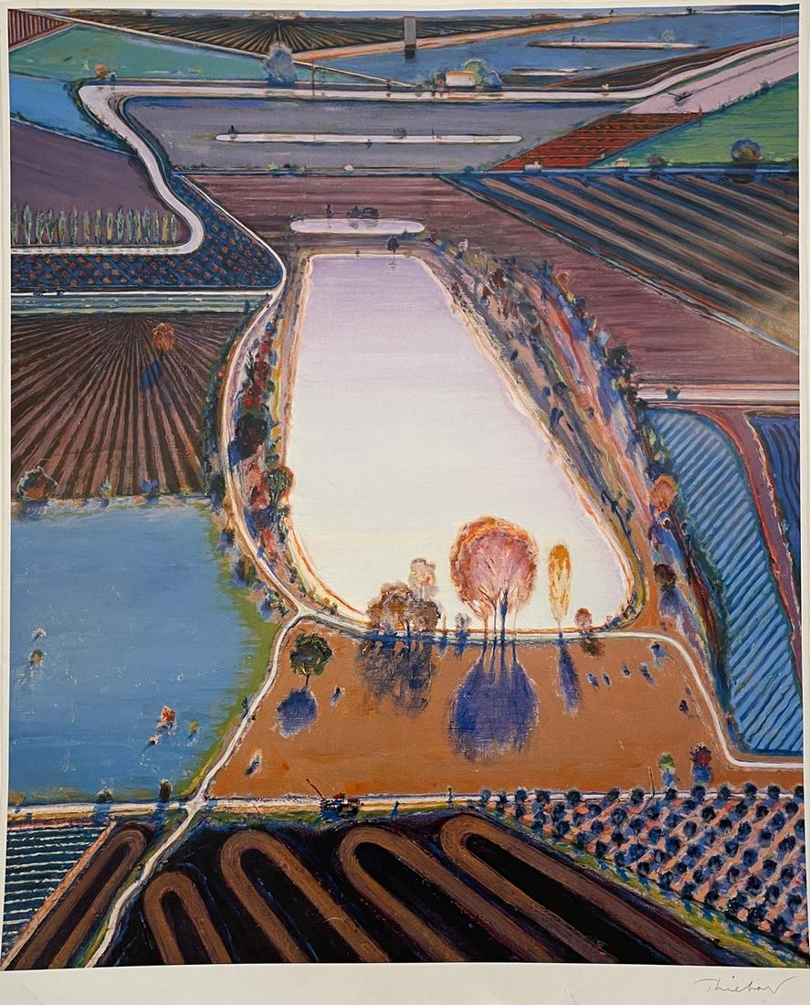 Wayne Thiebaud - Untitled, Hand Signed Offset Lithograph (1 of 2)