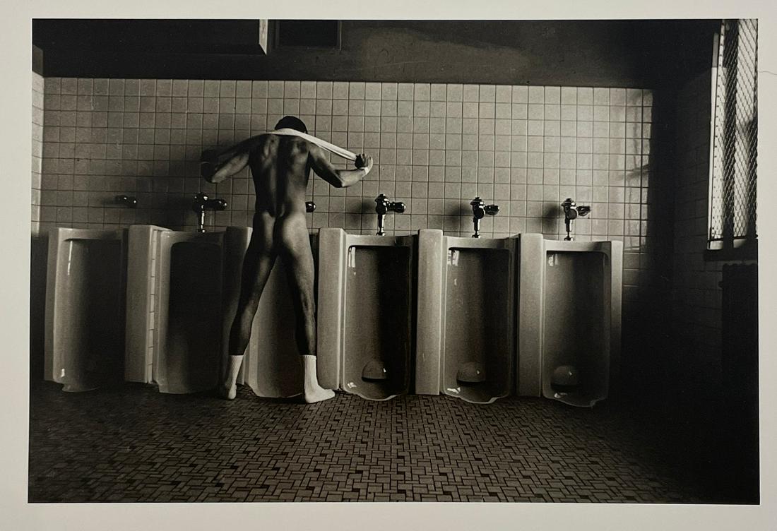 Ken Haak - Male Nude: KEN HAAK (1923-1991) Male Nude, Untitled Print in Colors 8 1/4" x 5 1/2"