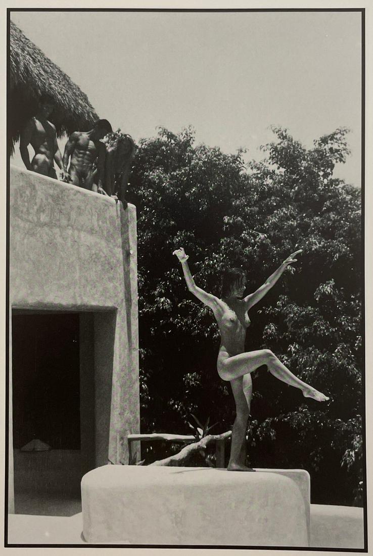 Tom Bianchi - Ellen as a Robert Graham: TOM BIANCHI (B. 1945) Ellen as a Robert Graham Print in Colors 6" x 9" From Bianchi - "I was born and raised in the suburbs of Chicago, growing up in the America of the 1950s when it was not imaginabl