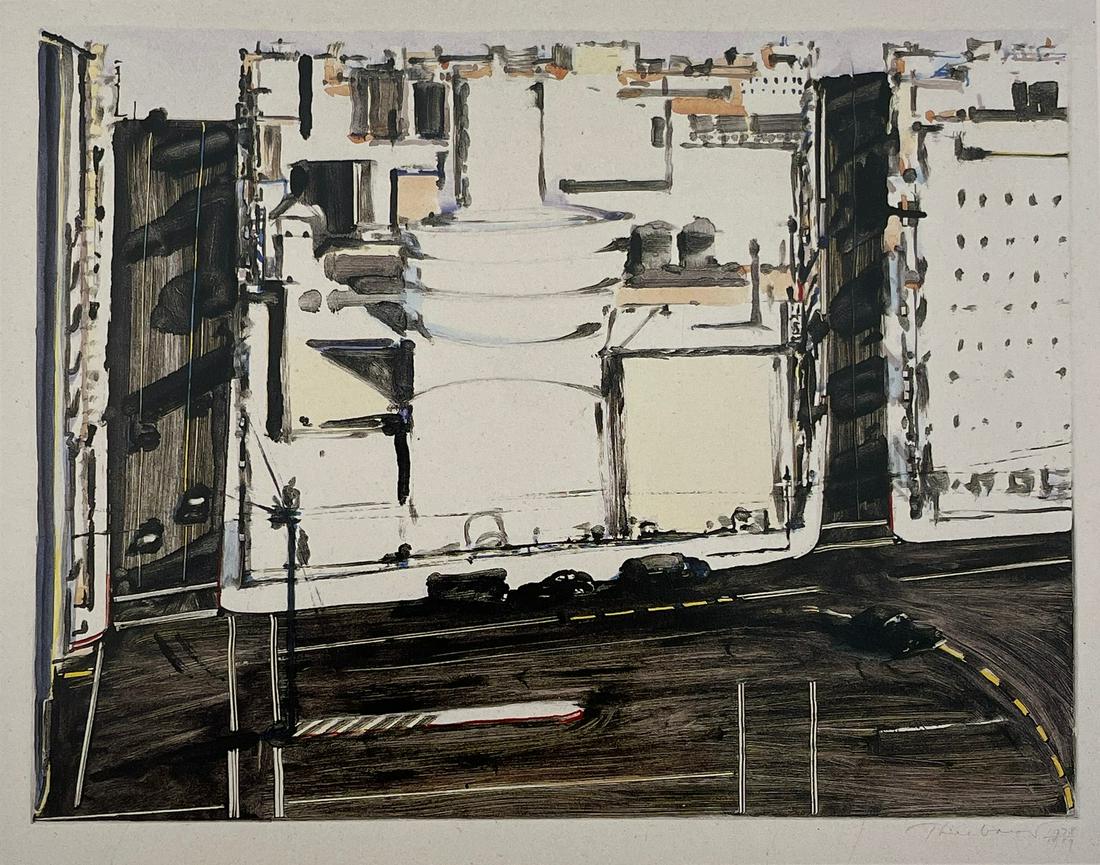 Wayne Thiebaud - Urban Square, 1989 (1 of 1)