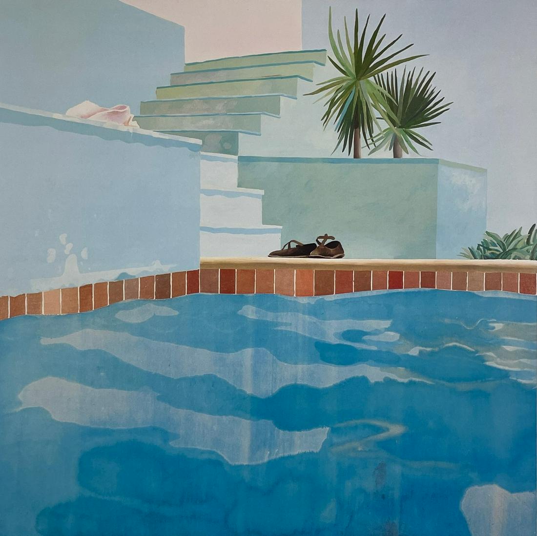 David Hockney - Pool and Steps, 1971 (1 of 1)