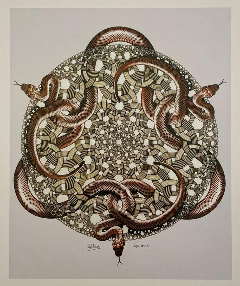 M.C. Escher - Snakes, 1969 (1 of 1)