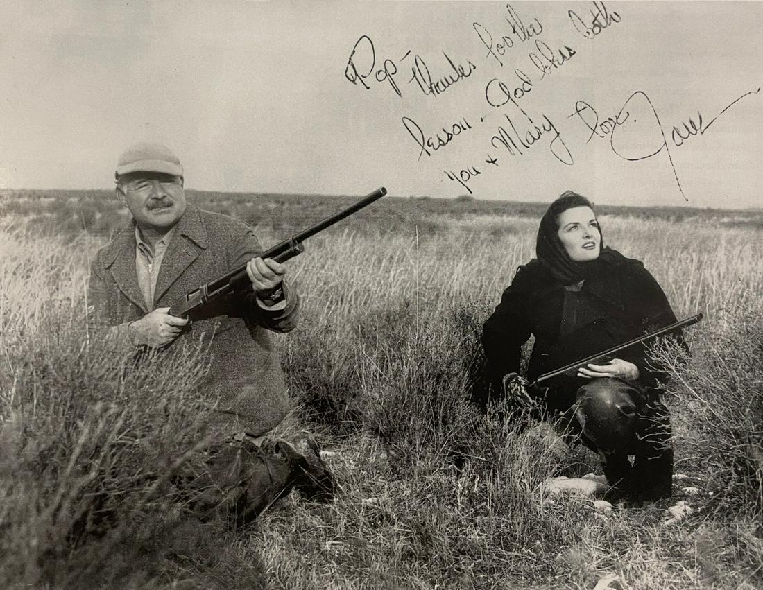Ernest Hemingway - Hemingway with Jane Russell (1 of 1)