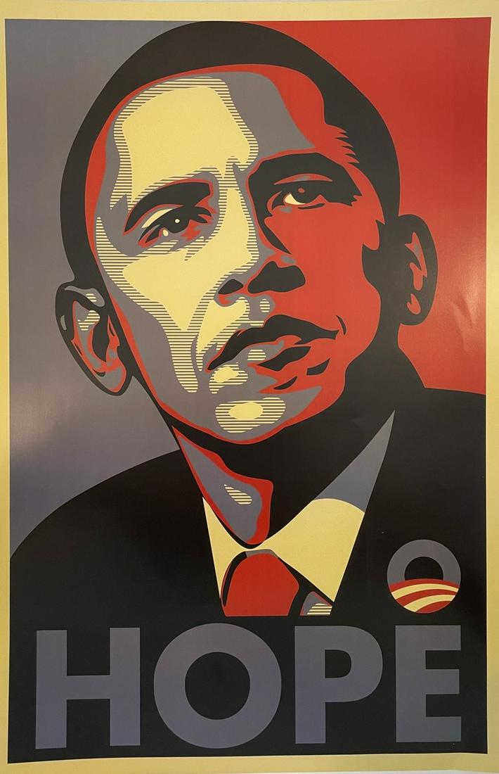 Shepard Fairey - 'OBAMA, HOPE' Poster (1 of 1)