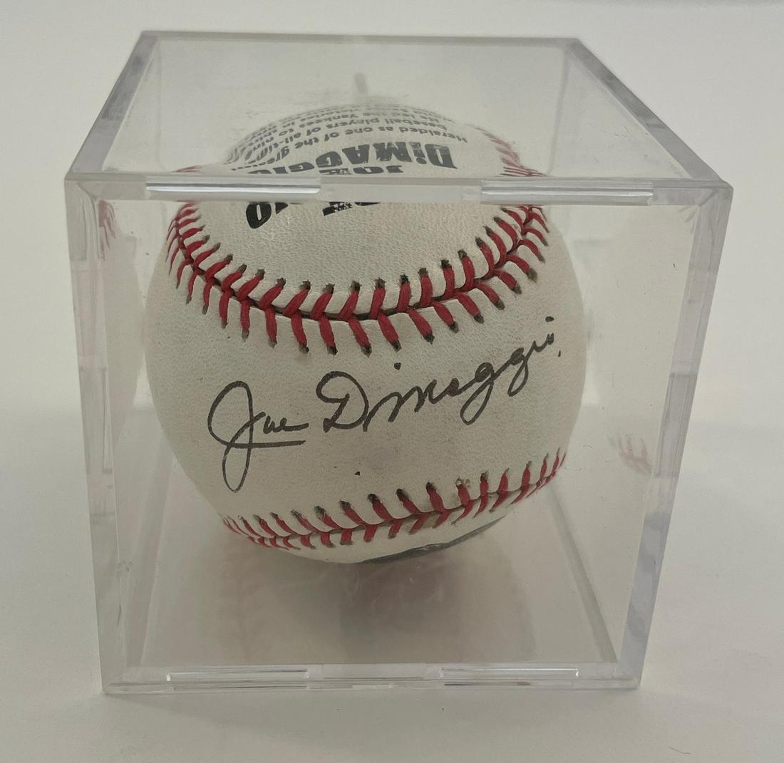 Joe DiMaggio - Hand Signed - Baseball (1 of 4)