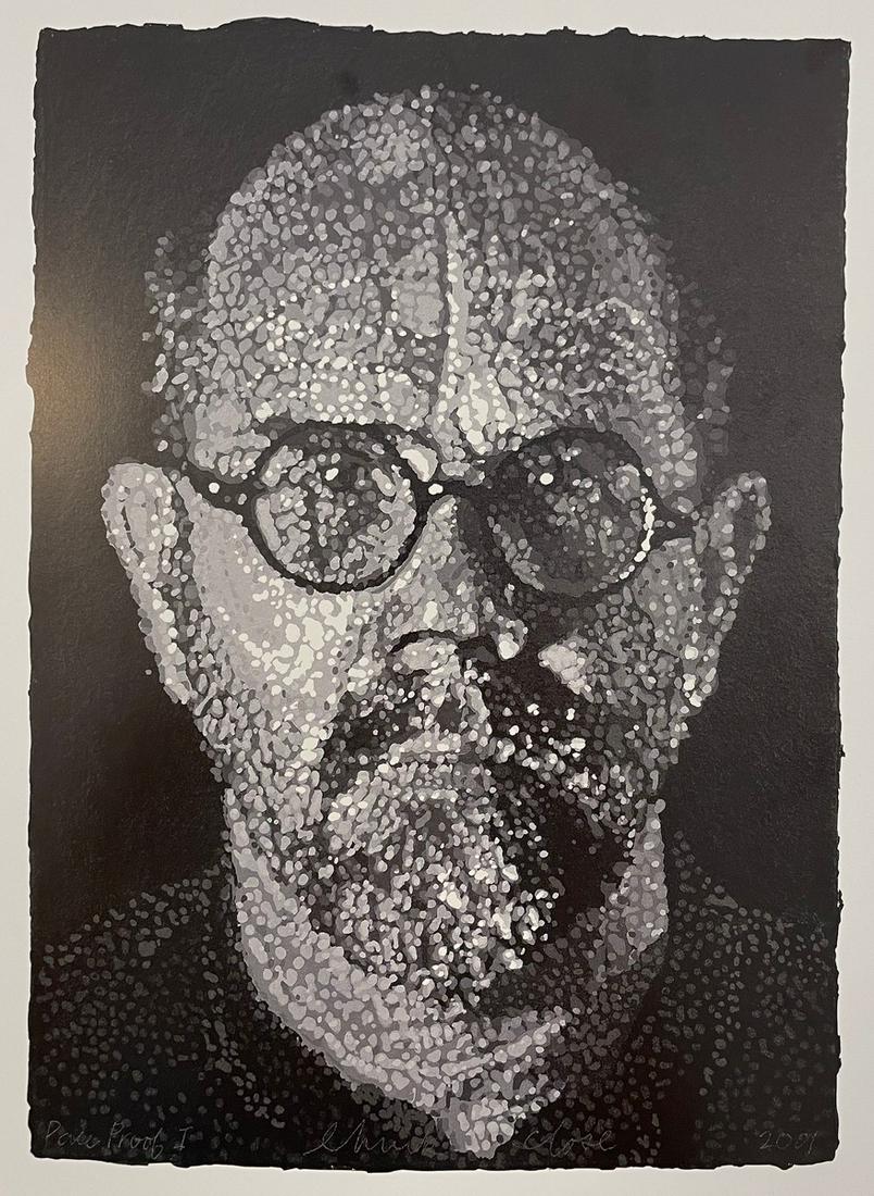 Chuck Close - Self Portrait/Pulp, 2001 (1 of 2)