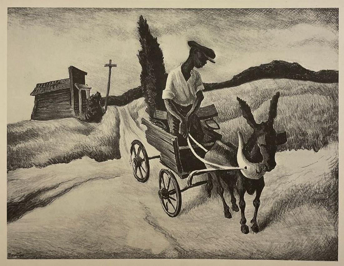 Thomas Hart Benton - Untitled, Plate Signed (1 of 1)