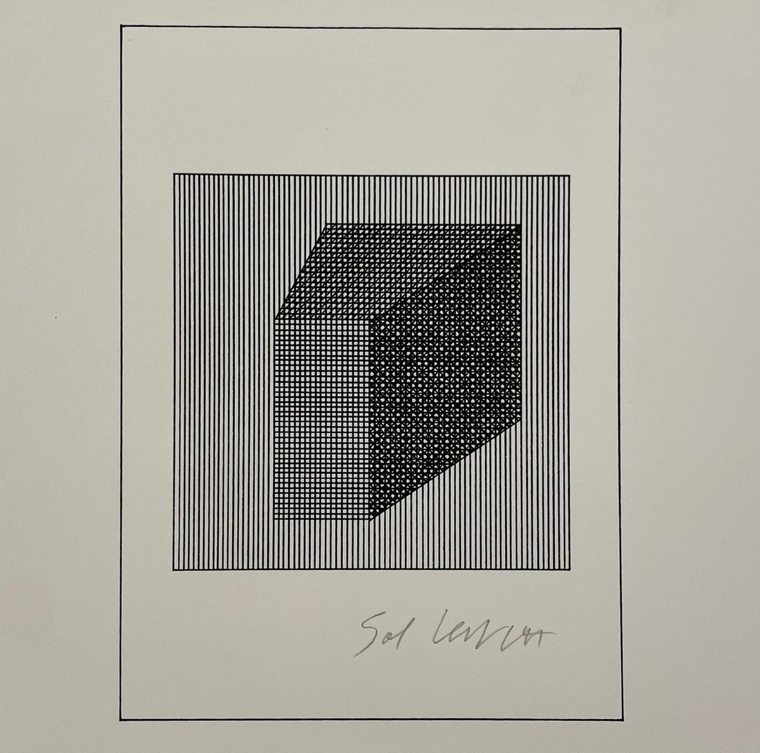 Sol LeWitt - Untitled, Hand Signed Silkscreen (1 of 2)