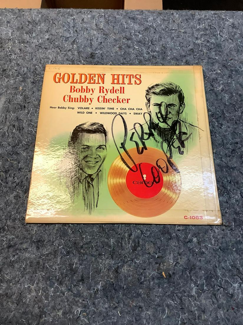 Autographed "Golden Hits Bobby Rydell and Chubby Checker" Album (1 of 1)