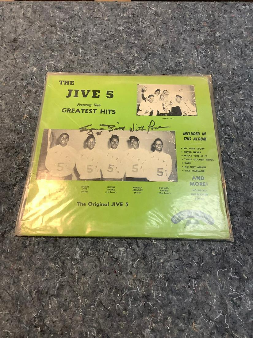Autographed "The Jive 5" Album (1 of 1)
