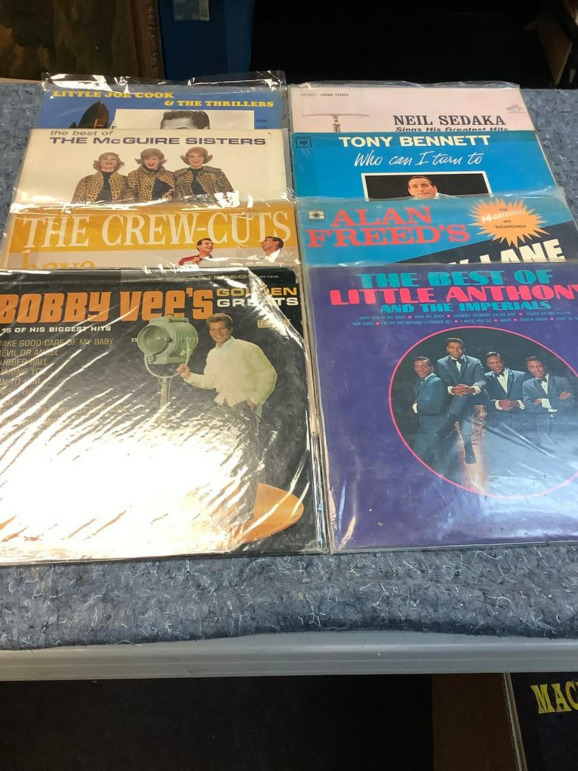 Lot of Albums from 50's including Bobby Vee, Tony Bennett, Neil Sedaka, The Mcquire Sisters and More (1 of 1)