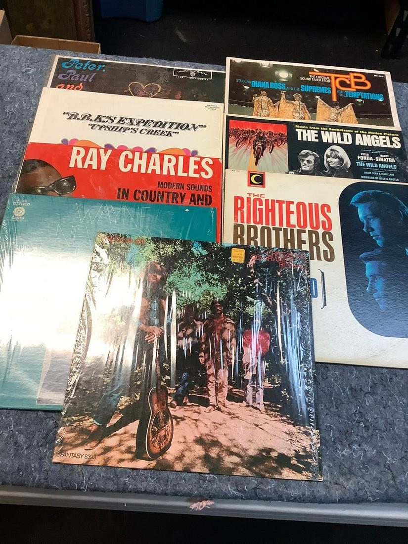 Lot of Albums including Peter Paul & Mary, Ray Charles, The Righteous Brothers, Creedence and More (1 of 1)