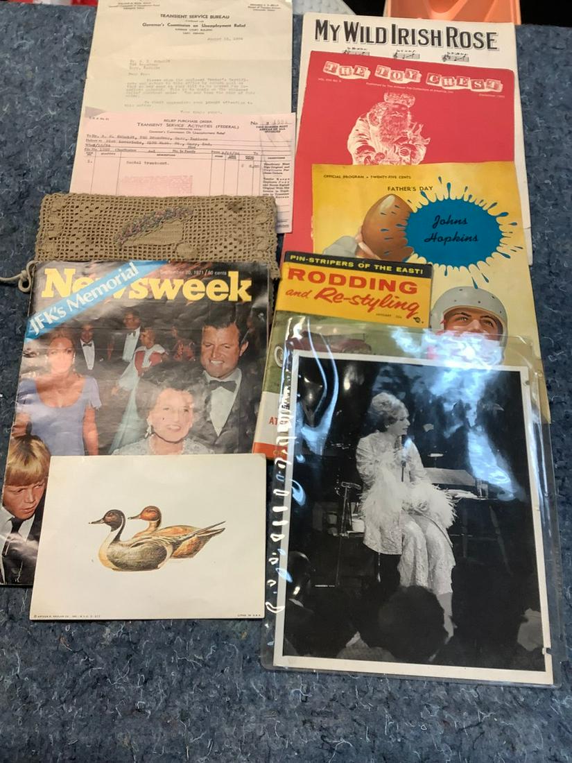 Vintage Advertisements, Sheet Music, Newsweek and More: Vintage Advertisements, Sheet Music, Newsweek and More