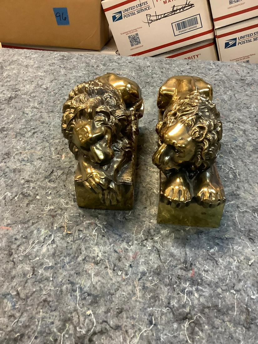 Antonio Canova Brass Bookends 6.5x4.5: Antonio Canova Brass Bookends 6.5x4.5