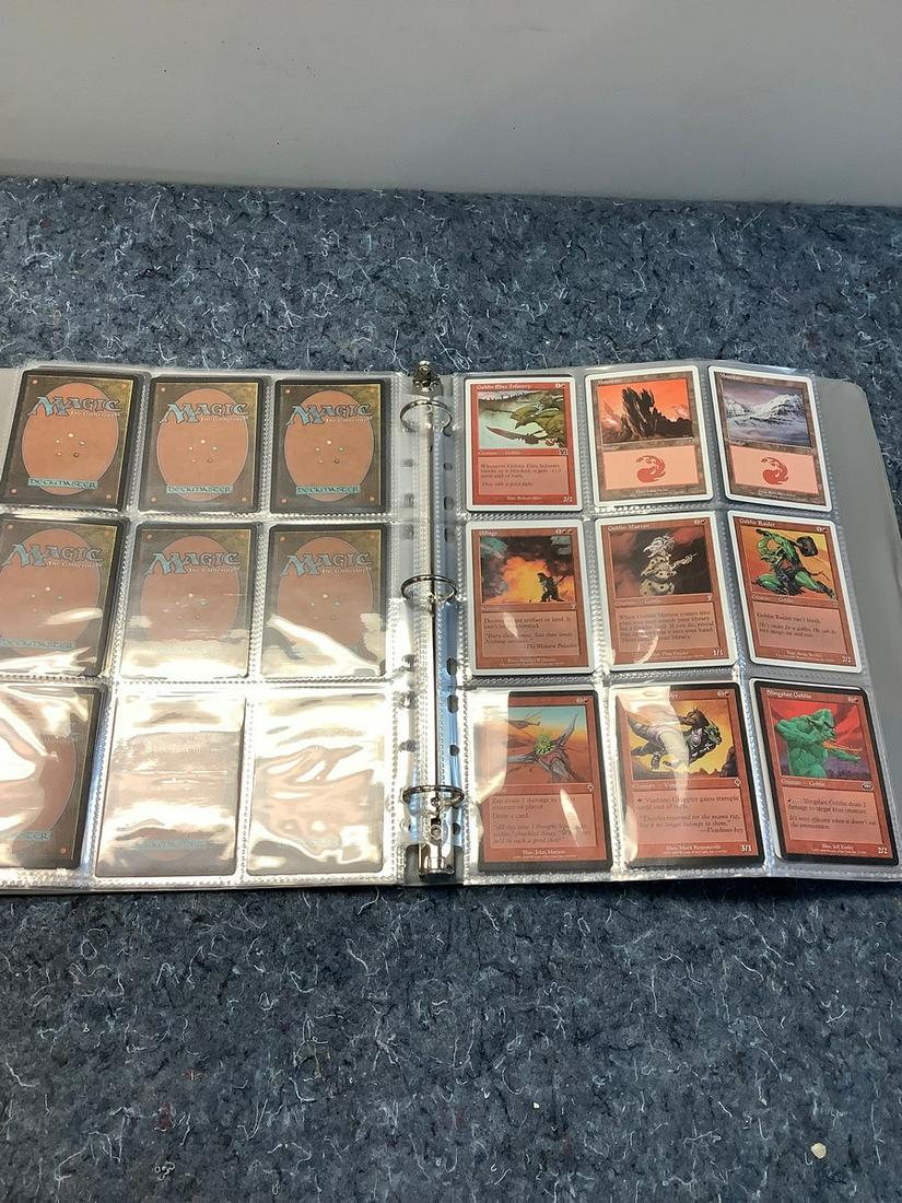 Binder Full of Magic The Gathering Cards: Binder Full of Magic The Gathering Cards