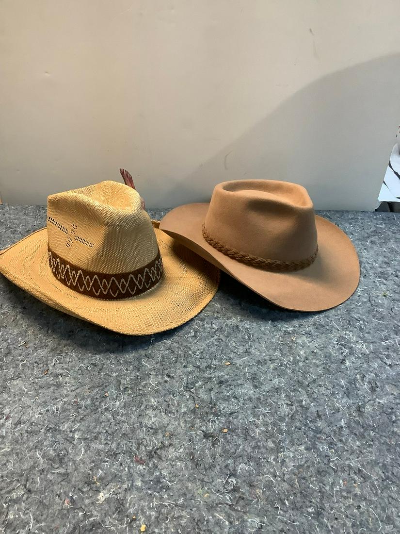 Two Hats One Akubra & Big Sandy Sizes Unknown (1 of 1)