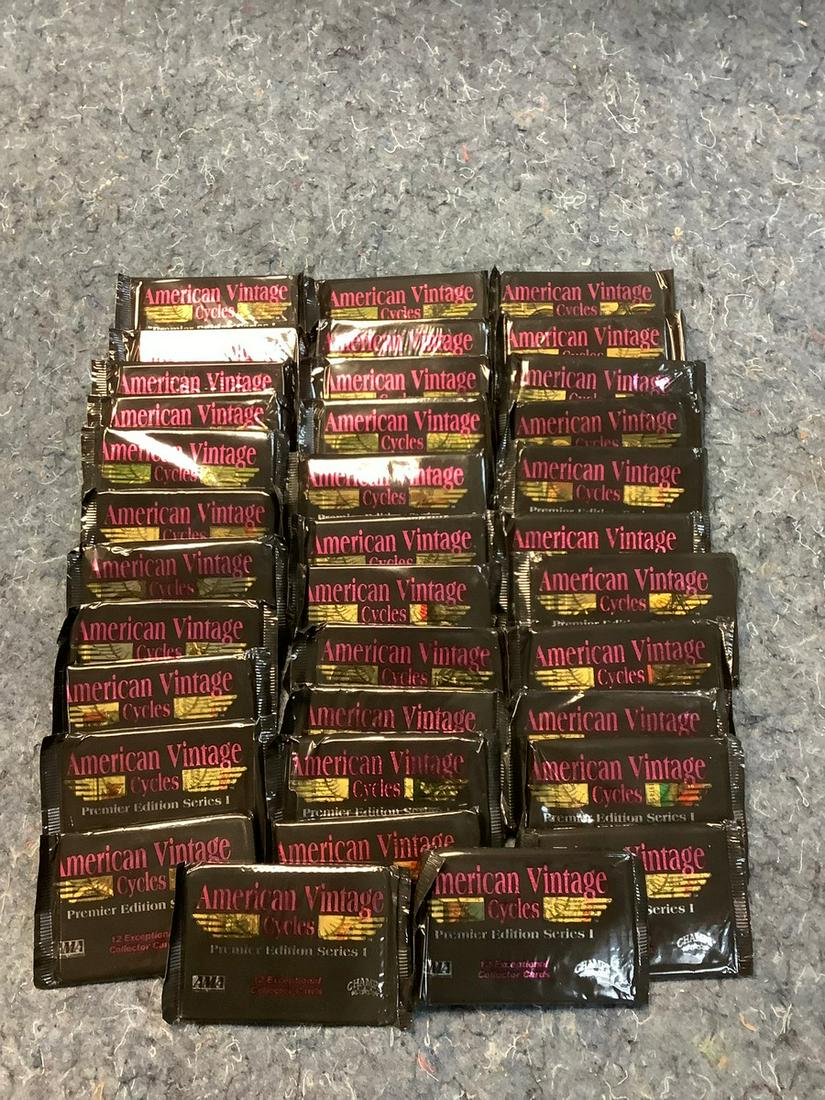 Lot of  Champs American Vintage Cycles Premier Edition Series 1 Collector Cards (1 of 1)