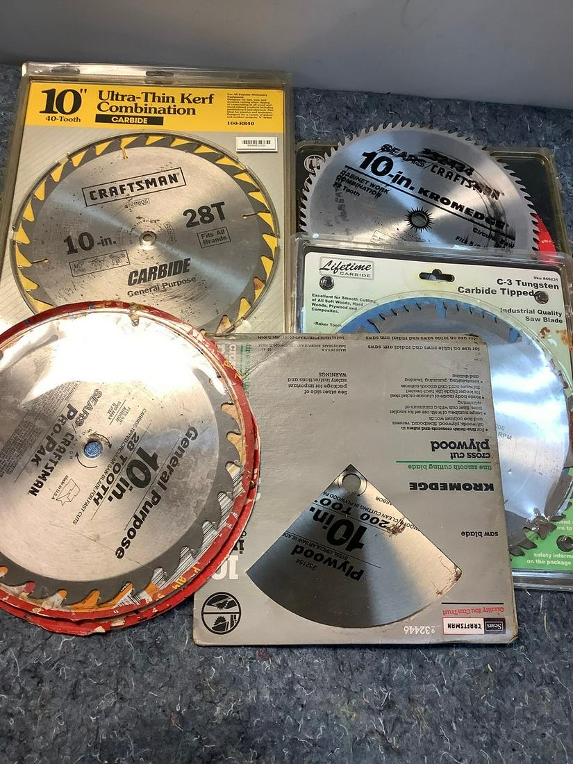 Lot of 10 in. Circular Saw Blades (1 of 1)