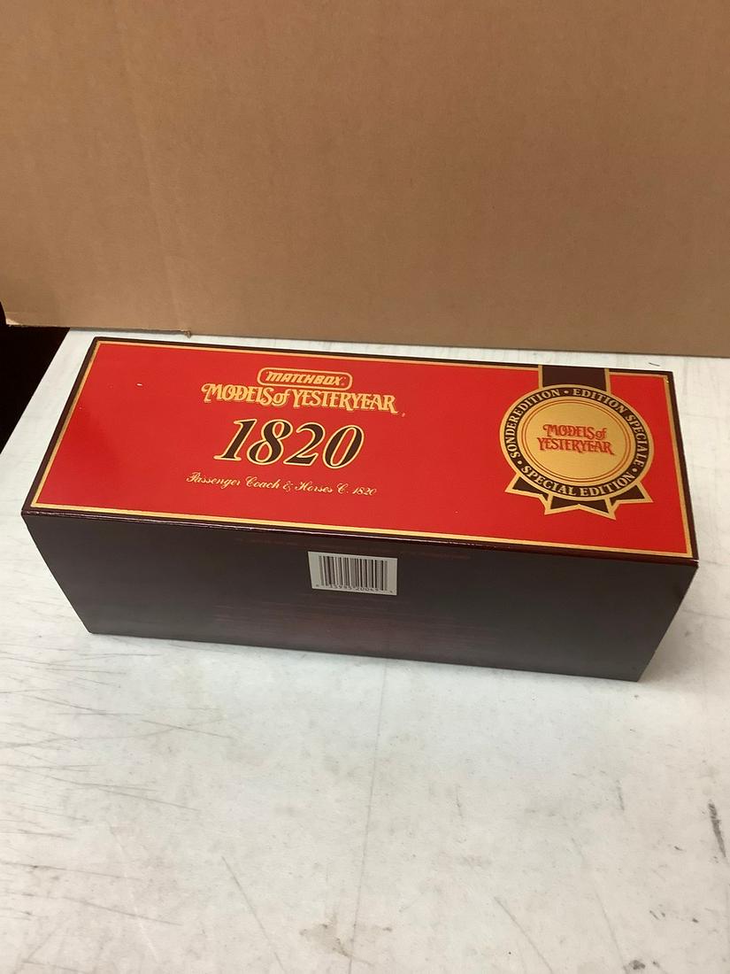 Sealed Matchbox Models of YesterYear Special Edition Passenger Coach & Horse C.1820: Sealed Matchbox Models of YesterYear Special Edition Passenger Coach & Horse C.1820