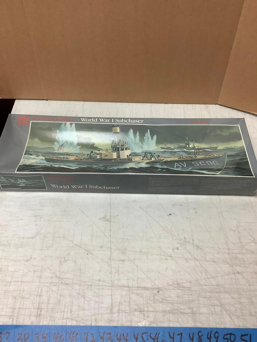 Sealed Glencoe Models World War I Subchaser 1/74 Scale (1 of 1)