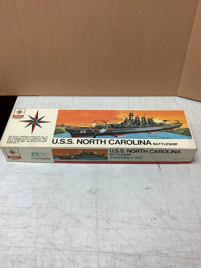 Complete Renwal U.S.S. North Carolina Battleship 1:500 Scale: Complete Renwal U.S.S. North Carolina Battleship 1:500 Scale