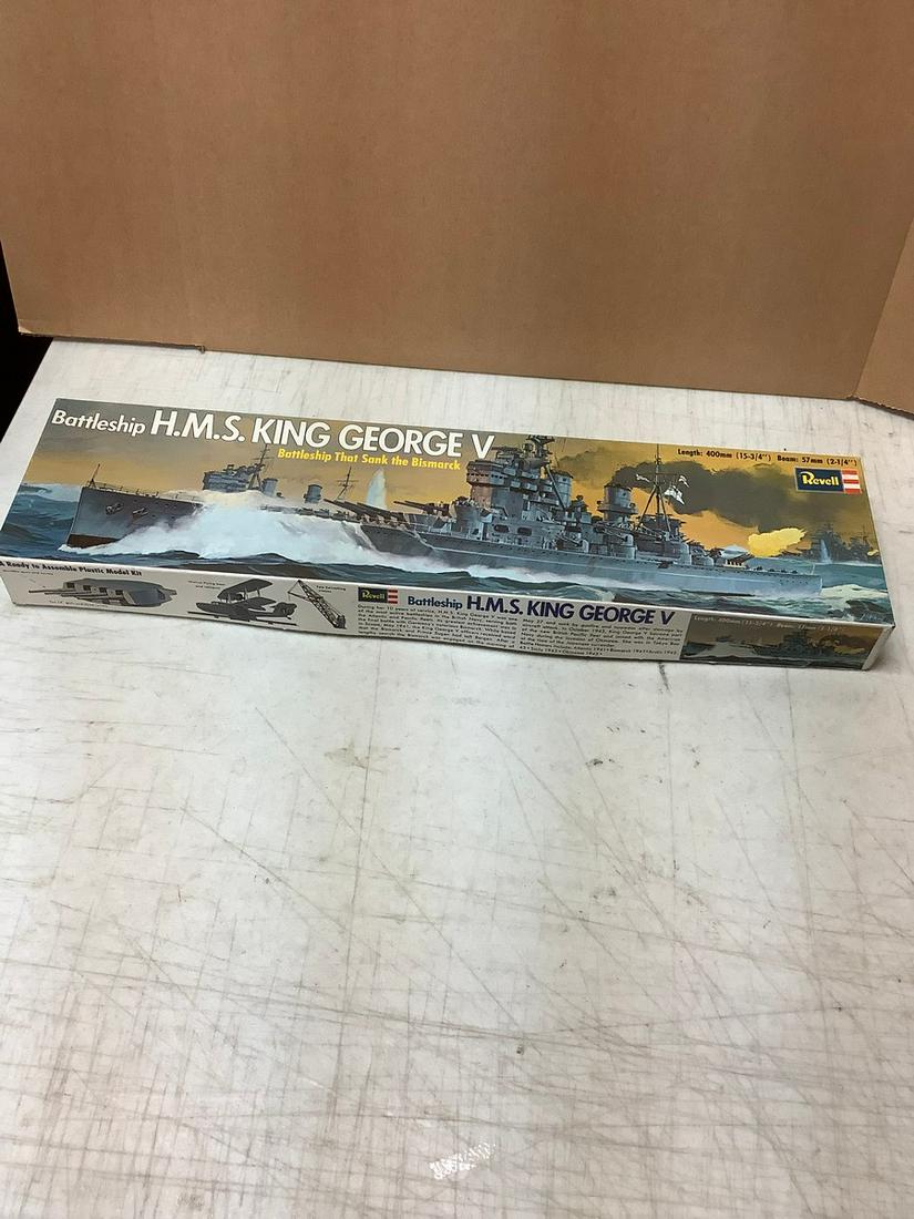 Complete Revell Battleship H.M.S. King George V BattleShip (1 of 1)