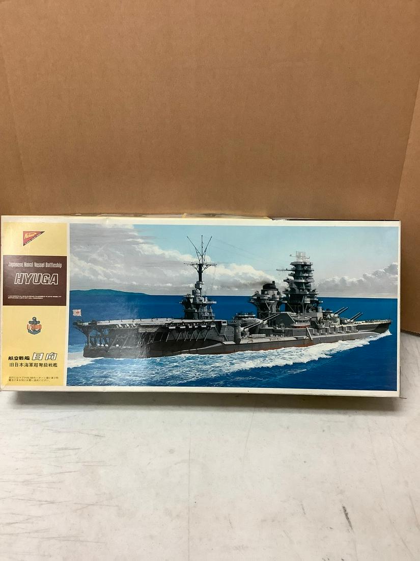 Complete Nichimo Japanese Naval Vessel Battleship Hyuga 1/500: Complete Nichimo Japanese Naval Vessel Battleship Hyuga 1/500