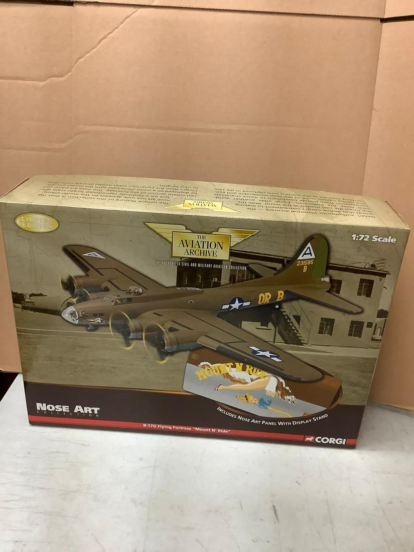 Complete Corgi  Limited Edition The Aviation Archive Nose Art Collection B-17G Flying Fortress (1 of 1)