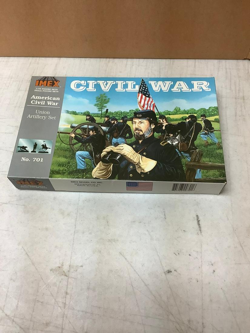 Complete Imex Civil War Union Artillery Set 1:32 Figure Set No. 701 (1 of 1)
