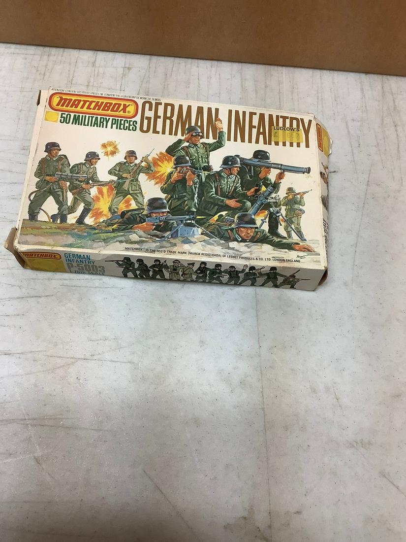 Complete Matchbox German Infantry 50 Military Pieces: Complete Matchbox German Infantry 50 Military Pieces