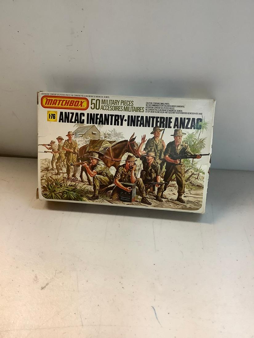 Complete Matchbox 1-76 Anzac Infantry Infanterie Anzac 50 Military Pieces: Complete Matchbox 1-76 Anzac Infantry Infanterie Anzac 50 Military Pieces