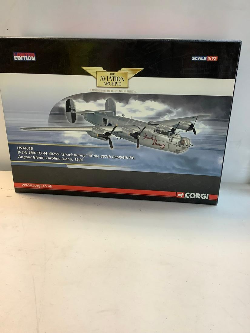 Sealed Corgi Limited Edition The Aviation Archive "Shack Bunny": Sealed Corgi Limited Edition The Aviation Archive "Shack Bunny"