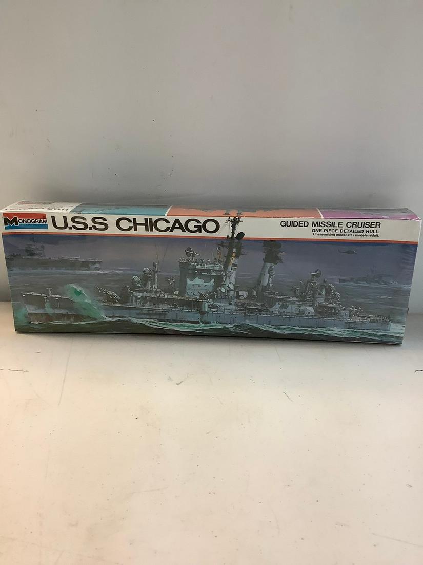 Sealed Monogram U.S.S Chicago Guilded Missile Cruiser: Sealed Monogram U.S.S Chicago Guilded Missile Cruiser